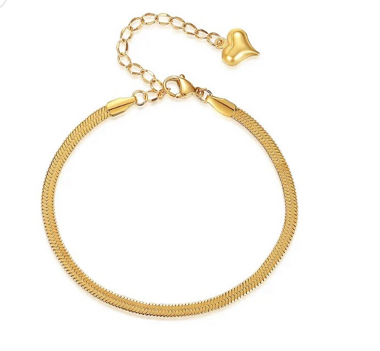 Snake 18k Gold Anklet