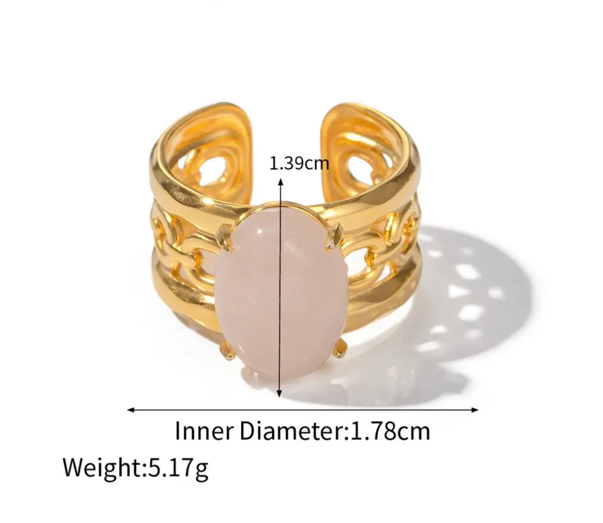 Daisy 18k gold plated