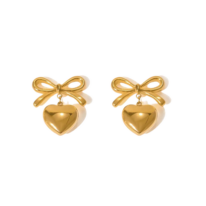 Bowknot 18k gold plated