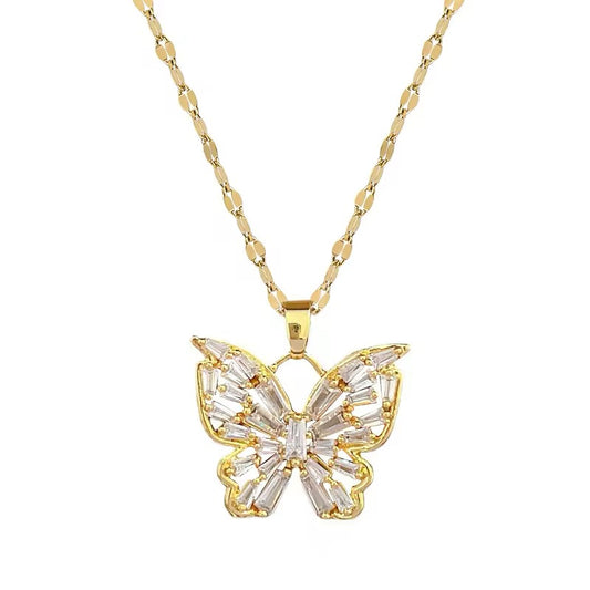 Crystal 18k gold plated