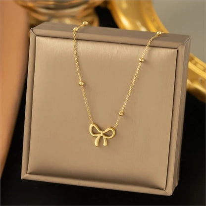 Bowknot 18k gold plated